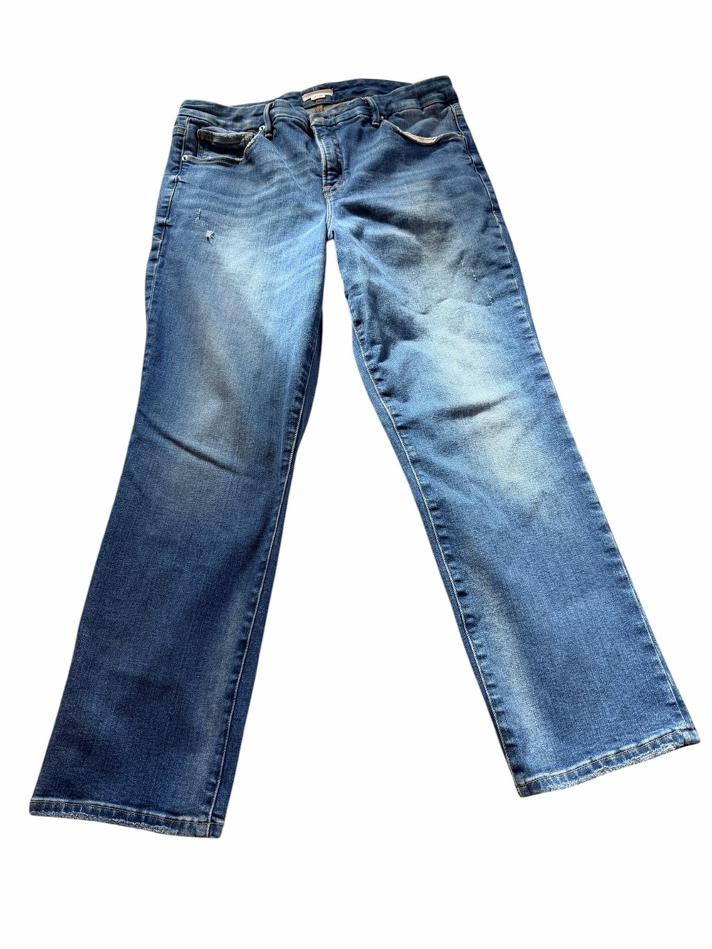 Good American Women's Straight Leg Jeans - Blue Wash